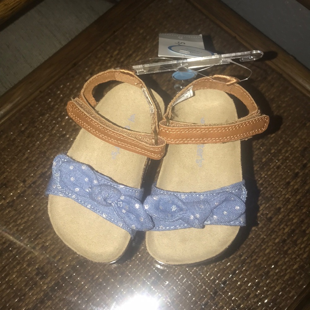 NWT Jean polka dot bow sandals